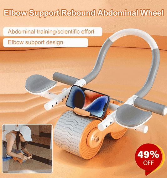 Automatic Rebound Abdominal Wheel Abdomen Roller For Core Workouts